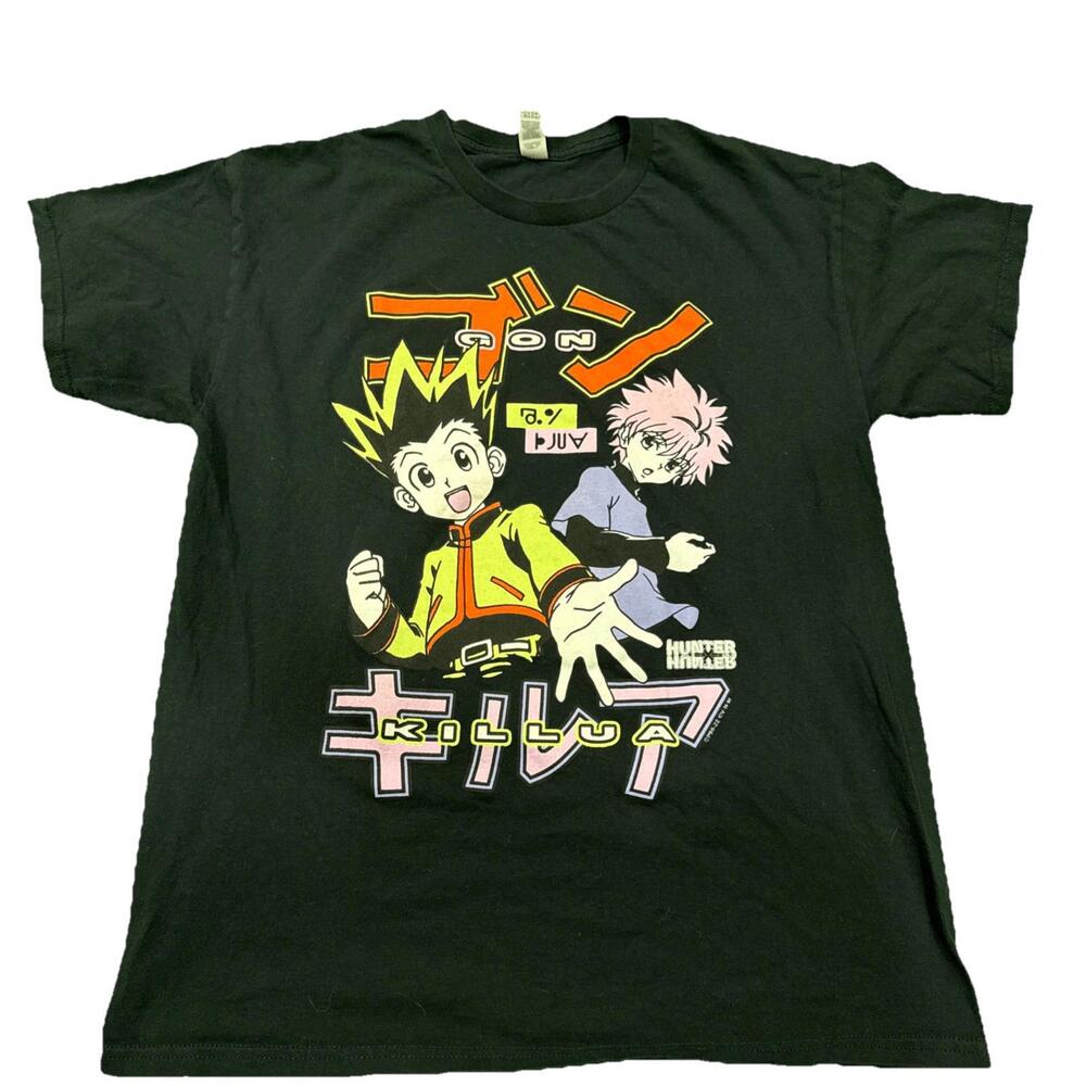 Hunter X Hunter Shirt Mens Large Black Graphic Print Anime Merch